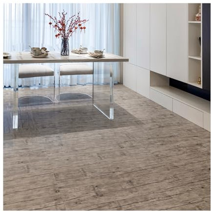 Revêtement de sol en vinyle – Revêtement de sol en lino, carrelage de sol autocollant à décoller et à coller, imperméable, pour cuisine, salon