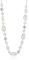 FULU AUTUMN Lange Perlenkette Damen Boho Lange Stein Kette Statement Schmuck Beste Freundin Geschenke(10-White)