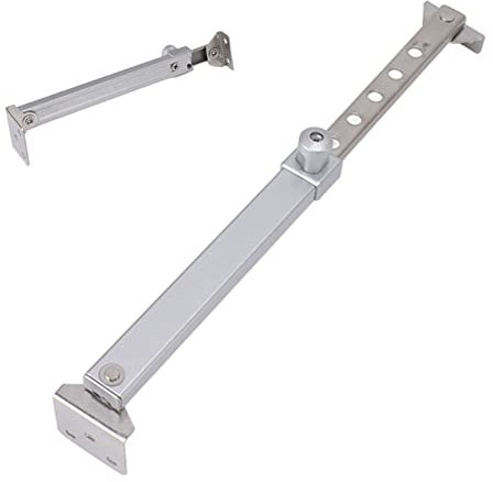 Cerniera per Finestra a Battente Supporto per Finestra Aperta a Pressione Esterna Raccordo per Finestra di Sicurezza in Lega di Alluminio per la Casa (Tipo 02)