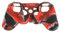 Housse de protection en silicone pour manette PS2 PS3 - noir-rouge et durable
