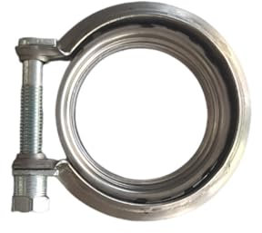 1pc Exhaust Clamp Round Steel Pipe Exhaust Pipe Clamp 80mm fit for Mini R55 R57