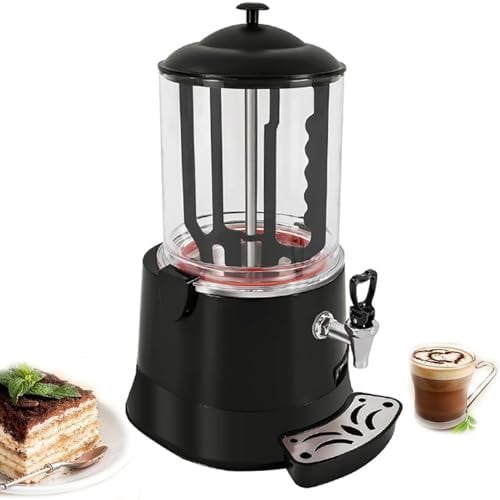 DHMYDPDZ Espresso Machine,400w Commercial Chocolate Heating and Mixing Machine Temperature Adjustable Electric Chocolate Melting Machine,LED Display Panel,For Heating Chocolate Coffee Milk,10L