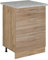 Vicco Küchenunterschrank R-Line, Sonoma, 60 cm mit Schubladen, AP Marmor