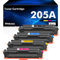 inkalfa 205A MFP M181fw Toner Kompatibel für HP 205A CF530A Color Laserjet Pro MFP M181fw M180n M181n M180nw M154a M154nw M180 M154 CF531A CF532A CF533A (Schwarz Cyan Gelb Magenta, 4-Pack)