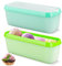 CRROEL 2er-Set Eisbehälter für Speiseeis 1.5 L, Aufbewahrungsbehälter, Gefrierdosen, Eis-Container BPA-fre Für Selbstgemachtes Eis, Sorbets, Joghurt