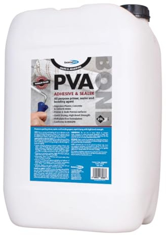 Bond It PVA Bond Adhesive & Sealer – White, 25L | All-Purpose Primer – Sealer & Bonding Agent for Plaster – Cement – Concrete – Timber & Porous Surfaces | Quick Drying – High Strength – Interior Use