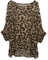 OUKIN Womens Bohemian Floral Batwing Sleeve Plus Chiffon Oversize Loose Off Shoulder Blouse Tops (NStyle 1)