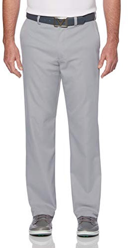 Callaway Herren Pro Spin 3.0 Stretch aktivem Bund (Taillengröße 30-42 Big & Tall) Golfhose, Sleet, 34W x 32L