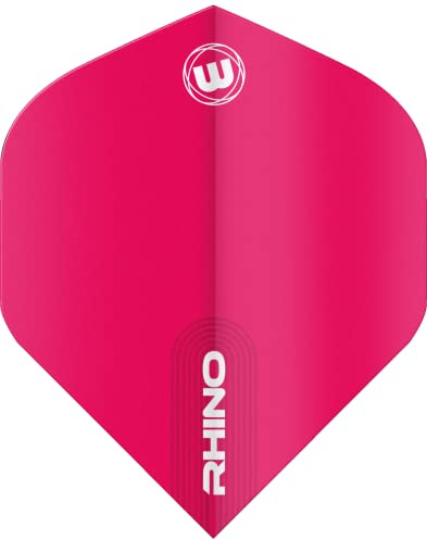 WINMAU Rhino Extra Thick Pink - 1 Sätze pro Packung (3 Flights insgesamt)