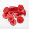 12 Stück rot Gummidämpfer/Antivibrationsfüsse für Kennzeichenhalter Vibrations- und Lackschutz