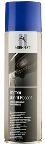 Normfest Bottom Guard Recoat – Überlackierbarer Unterbodenschutz mit Rost- und Steinschlagschutz, abriebfest, schnelltrocknend und temperaturbeständig für PKW & Nutzfahrzeuge – 500ml