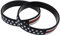PRETYZOOM 2 Stück Amerikanische Flagge Armbänder Unabhängigkeitstag Denkmal Silikon Armband Präsidentschaftswahl Jubel Armband für Frau Mann Erwachsene Kinder