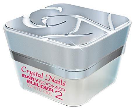 CRYSTAL NAILS - BABYBOOMER BUILDER WHITE 2-15ML