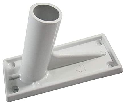 Flag Pole Holder Punch Free Flag Pole Holder Heavy Duty plastic Bracket Mount for House, Garden, Outdoor, Patio