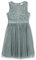 Maya Deluxe Mädchen Maya Deluxe Mädchen Paillettenverziertes Hochzeit und Geburtstag Festlich mit Bandschleife Bra Kleid, Misty Green, 3-4 Jahre EU