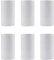 Leere Deo-Behälter, zum Aufdrehen, nachfüllbar, Kunststoff, Röhrchen für DIY-Deodorant, Lippenbalsam und Reisen, 50 ml, Weiß, 6 Stück
