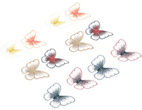 CORHAD 60piezas Parches Bordados De Unidades Fácil De Limpiar y Desmontar Para Disfraces y Reparaciones