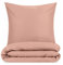 Blumtal Copripiumino Una Piazza e Mezza 200x200 e Federe 50x80 - Set di Lenzuola in microfibra extra morbida certificata Oeko-Tex, Set Copripiumino con 2 Federe - 3 pezzi - Rosa