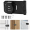 Latch Combination Lock, Wieat 3 Digit Home Cabinet Combination Lock, keyless Rotary Open Combination Lock for Drawers, cabinets, Filing cabinets, Small Doors, Grain bin Doors, Filing cabinets