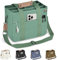 HOMESOPN Canvas Tote Bag for Women Handbag with Compartments and Multi-Pocket for Work School and Travel(Green)