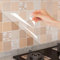 Clear Wall Protector Contact Paper Self Adhesive Oil Proof Waterproof Sticker Kitchen Backsplash Wall Protector Vinyl Film Removable Heat Resistant Transparent Wallpaper for Cupboard Furniture Doors