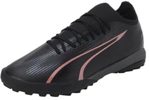 PUMA fotbollssko för män, UK EU USA, Svart-koppar ros, 7 UK