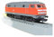 Diecast N scala 1/160 locomotiva diesel tedesca DB BR218 modello di treno