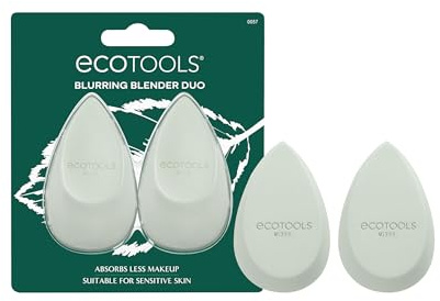 EcoTools Blurring Blender Makeup Sponge Duo, Makeup Blender Sponge