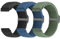 18mm Geflochtenes Nylon Sport Armband Kompatibel mit Garmin Venu 3S/Venu 2S/Vivoactive 4S/Vivomove 3S/Active S/Forerunner 265(42mm)/Huawei Watch GT 5 Pro 42mm/GT 5 41mm/4 41mm Damen Herren