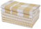 LANE LINEN 100% Cotton Dish Towels for Kitchen - 6 Pack Dish Cloths for Washing Dishes, Ultra Soft Quick Drying Kitchen Dish Cloths, Reusable Dish Rags for Washing Dishes, 13x13 - Beige
