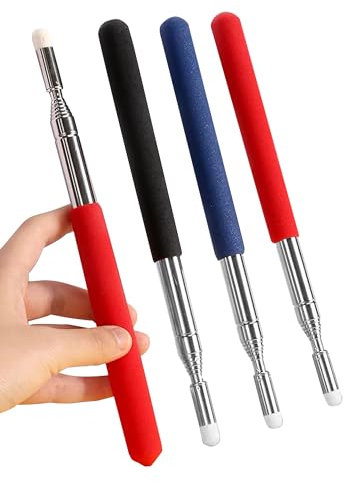 Universal Stylus Pen für Touchscreen Monitor Smart Board X3, 2-in-1 einziehbarer Stylus, hochempfindliche Beflockungsspitze für interaktive Präsentation Elektronisches Whiteboard