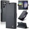 Rerzoiro Coque pour Samsung Galaxy S23 Ultra, Étui Housse en RFID Protection Premium PU Cuir Portefeuille Rabat Case Magnétique Stand Antichoc, Étui Case pour Samsung Galaxy S23 Ultra, Noir