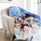yumcute St-ray Kids Decke, Mehrzweck-Flanelldecke, Superweiche Flanelldecke für Lounging Reisen Outdoor-Aktivitäten Bett Sofa Büro Kniepolster, 70cm*100cm