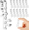 12PCS Hidden Channel Window Valance Clips, 2-1/8inch Clear Plastic Valance Clips Blinds Retainer Holder Clip Clear Plastic Blinds Clips, Clear Hidden Clips the Valance with a Groove in the Back