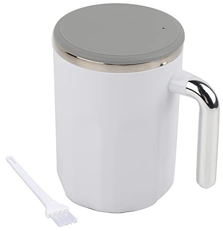 Kuuleyn 360 ml selbstrührender Becher, selbstrührender Kaffeebecher, selbstrührender Kaffeebecher, Büro-Smart-Heißgetränk-Rührer für heißen Tee, Kaffee, Schokolade