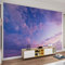 QDJKBL Colorful Sky Clouds Wall Murals Purple Cloud Mural Wallpaper Girls Bedroom Customizable Murals for Bathroom Kitchen Central Decoration Not Easy to Damage - 100 x 70 cm