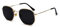 Hviomru Retro Polygon Sonnenbrille Herren Damen Vintage Quadrat Mode Sechseck Brille Gold/Schwarz