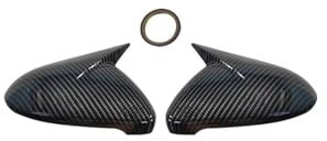 Seite Spiegel Kappen Für Golf 7 MK7 MK7.5 Für GTI Für R Für GTE Für GTD 2014-2019 Auto-Rückspiegelabdeckung Rückspiegelkappe(Carbon Fiber Pattern)