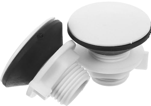 ORFOFE 2pcs 1/2 Inch Outer Thread Toilet Tank Plugs Water Tank Stopper Caps for Bathroom and Pool Bucket