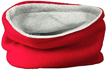 TOSKATOK® Sciarpa scaldacollo snood in morbido pile reversibile per bambini, ragazzi e ragazze