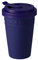 KPM Berlin KURLAND To-Go Becher 0,35l, Porzellan-Becher, Kaffeebecher 13 cm, Teebecher, Handmade im Geschenkkarton (Blau matt)
