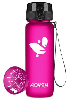 AORIN Trinkflasche - 750ml - Wasserflasche BPA-Frei & Tritan Auslaufsicher Sportflasche, Erwachsene,Trinkflasche Kinder, Fitness,Laufen,Yoga,Fahrrad,Outdoor