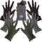 Bamboo Gloves for Eczema, Small, Women, Dry Hands, Overnight Moisturising Gloves, 3 Pairs