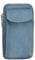 OBC Made in Italy Damen Leder Tasche Handytasche Umhängetasche Geldbörse Schultertasche Brieftasche Smartphone Geldtasche Ledertasche Crossbody Abendtasche Handy bis 6,5 Zoll Jeansblau