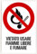 TIESSE - VIETATO USARE FIAMME LIBERE E FUMARE - Cartello (non adesivo) Forex (PVC espanso) - Dimensione: 120x180 mm - MADE IN ITALY