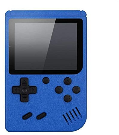 WAITLOVER 400 en 1 Play 8 Bit Portátil Retro TV Videojuegos Consola Gaming Mini Vidio Máquina Inteligente Videojuegos Gamepad Arcade, Azul+consola de juegos