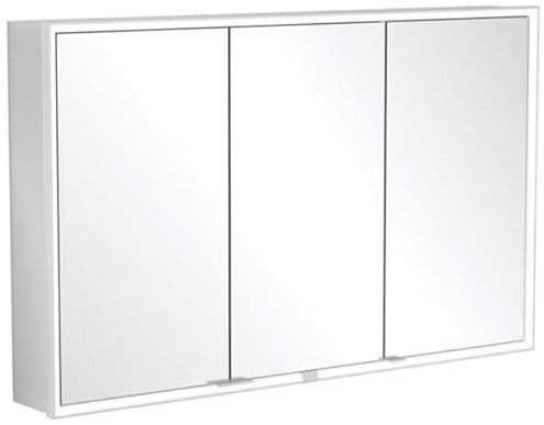 Villeroy & Boch My View Now, Spiegelschrank für Wandeinbau mit Beleuchtung, 1200x750x167,5 mm, mit Sensordimmer, 3 Türen, A45612