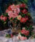 MSTECO Leinwand Wandbild Kunstdruck Leinwand Malerei Poster Berühmt Rosen von Pierre Auguste Renoir für Flurdekoration 60x90cm
