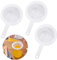 3 Piezas Colador de Jugo Alimento de Nailon Colador con Mango Antideslizante Tamiz de Filtro de Alimentos para Transferir LíQuido, Aceite, Café, Vino, Jugo, Filtro de Jugo, 100/200/400 Mallas