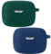 Akancy compatibile per JBL Tune BEAM Custodia per cuffie,[Supporta la ricarica wireless] [Custodia protettiva antiurto] Custodia protettiva in silicone protettiva per cuffie (blue Green)